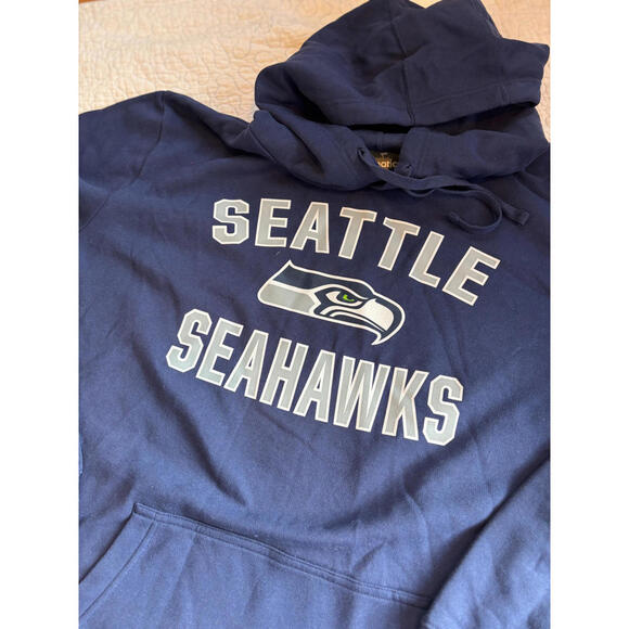 Seattle Seahawks Navy Blue Pullover Hoodie Sweatshirt 3XL #724 [COPY]‎ - Picture 2 of 4